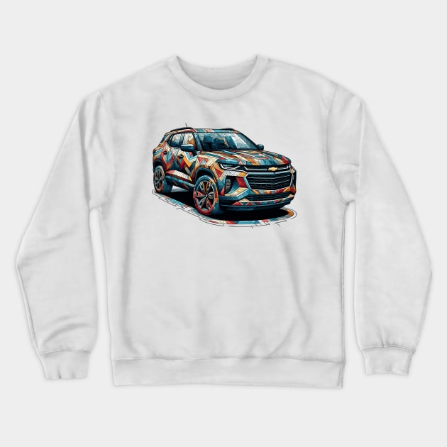 Chevy Blazer Crewneck Sweatshirt by Vehicles-Art
